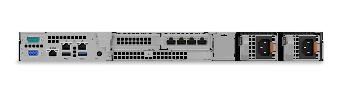 Rear image of Q-SYS Server Core X20r