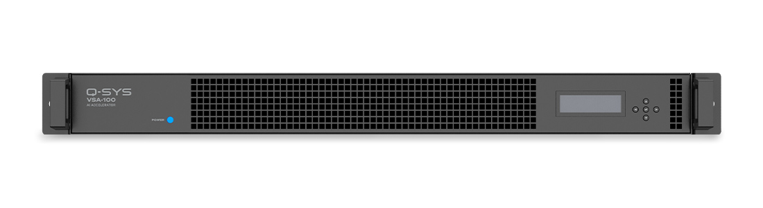 Front image of Q-SYS VSA-100