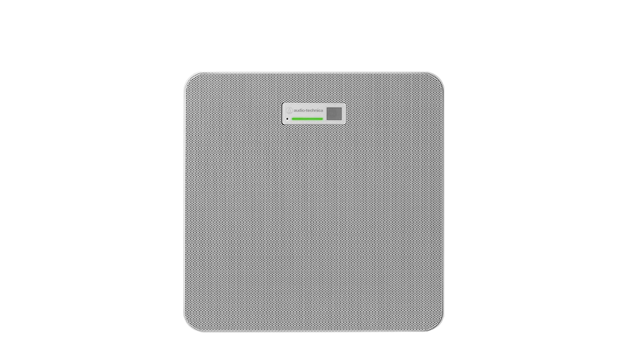 View of an Audio-Technica ATND1061 Ceiling Array Microphone