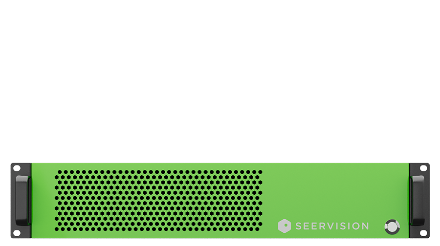 Front view of a Seervision AI Accelerator