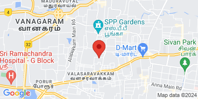 No. 16, 1st Cross Street, East Kamakodinagar, Valasarvakkum, Chennai, Tamil Nadu, 600087